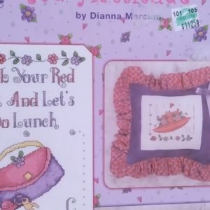 Red Hattitude cross stitch